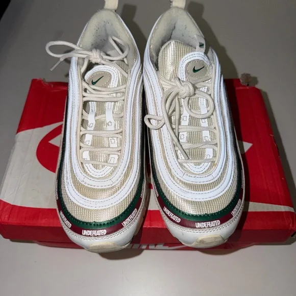 Nike Air Max 97 Cream and Black Sneakers - Picture 3 of 14